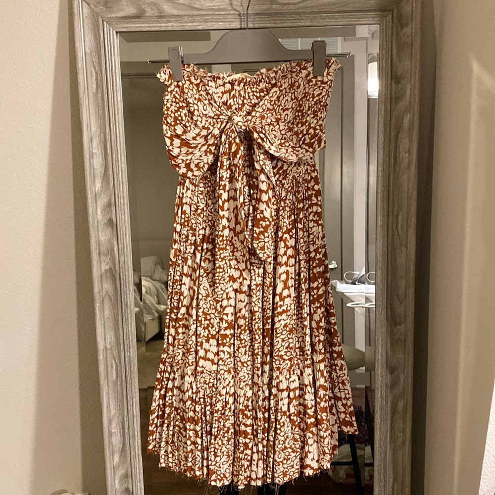 By Togther flowy mini floral pattern dress